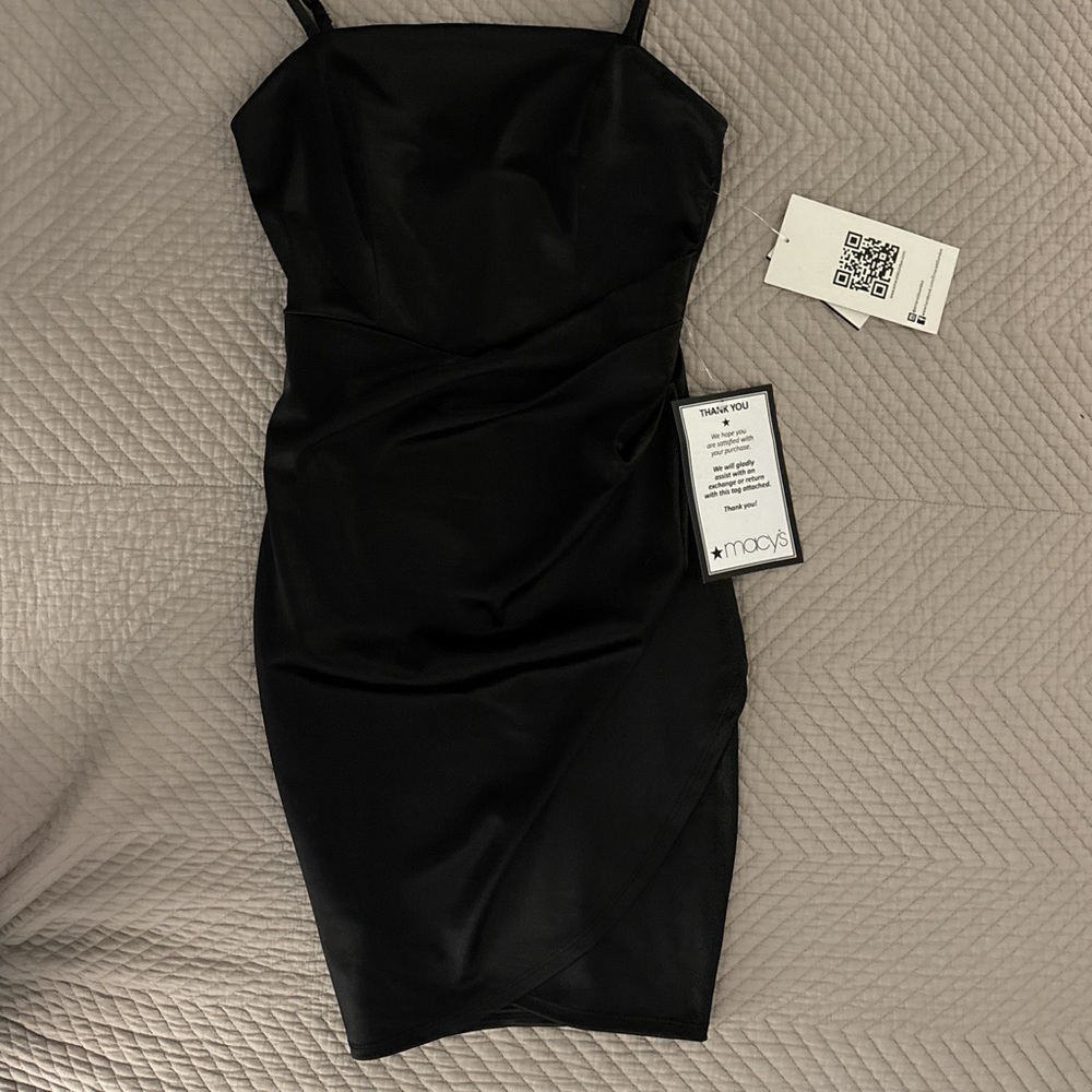 Black mini dress